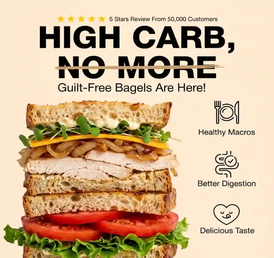 High Carb, Guilt Free Bagels Are Here